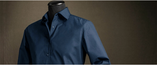 Regular Fit Donkerblauw Overhemd Voor Heren